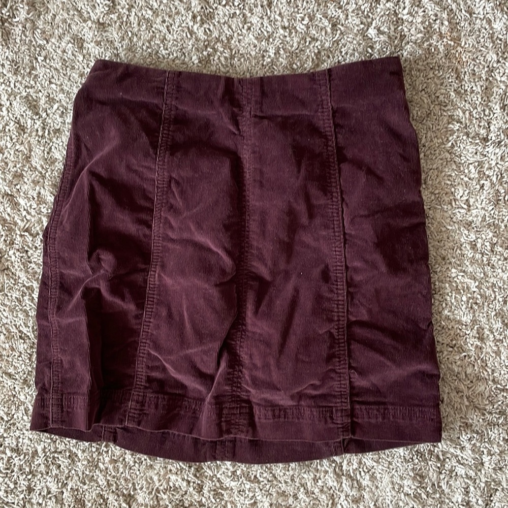 Free People - Modern Femme Corduroy Western Mini Skirt